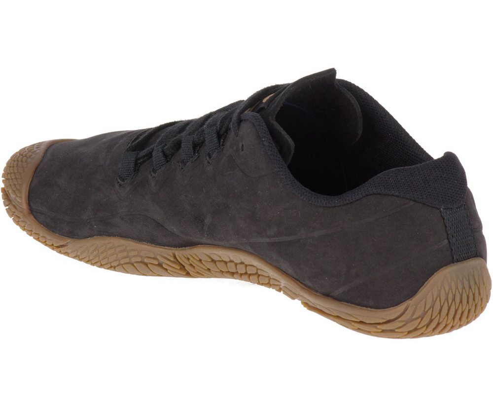 Buty Sportowe Merrell Damskie Czarne - Vapor Glove 3 Luna Skórzane - 370652-DVP